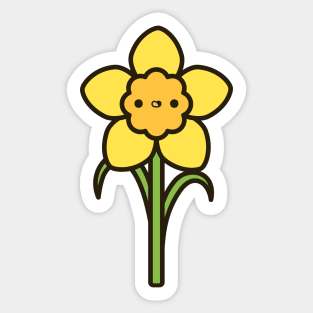 Happy daffodil Sticker